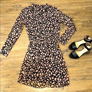 Classy Winter Kate long sleeve printed dress